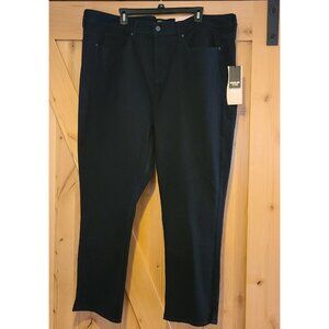 New! Curves 360 NYDJ Womens Plus Size 26 Jeans Dark Blue Shape Slim Straight
